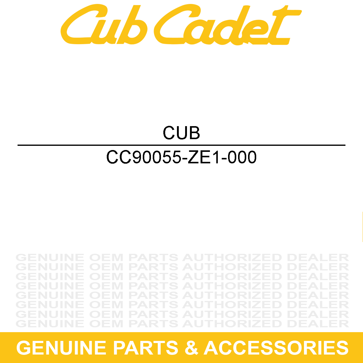 CUB CADET 90055-ZE1-000 SCREW-TAPPING 4X