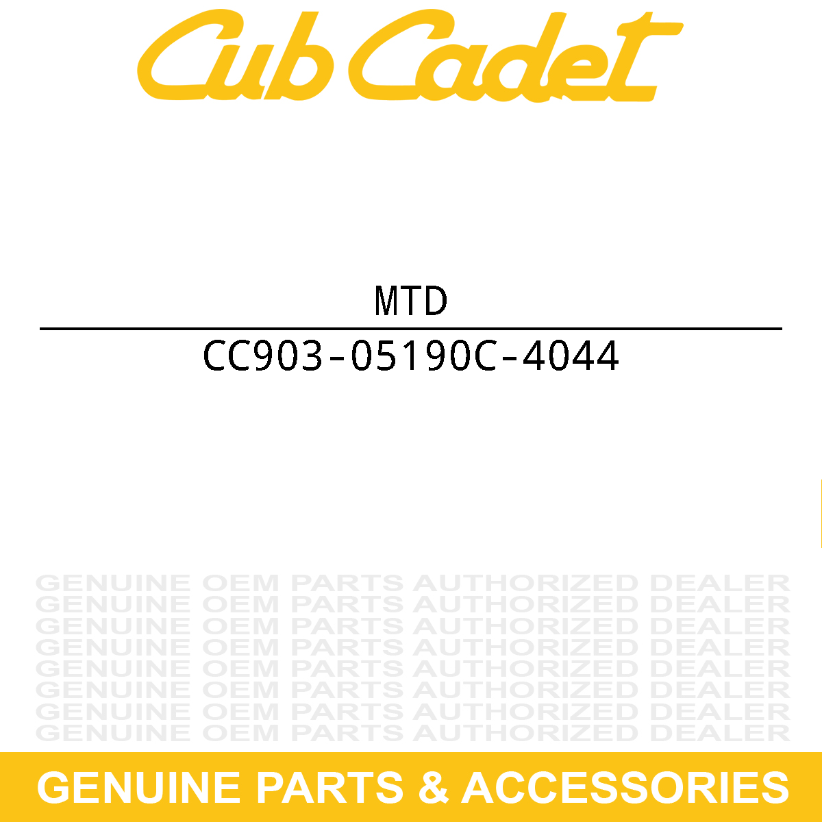 MTD 903-05190C-4044 SHELL-54" DECK
