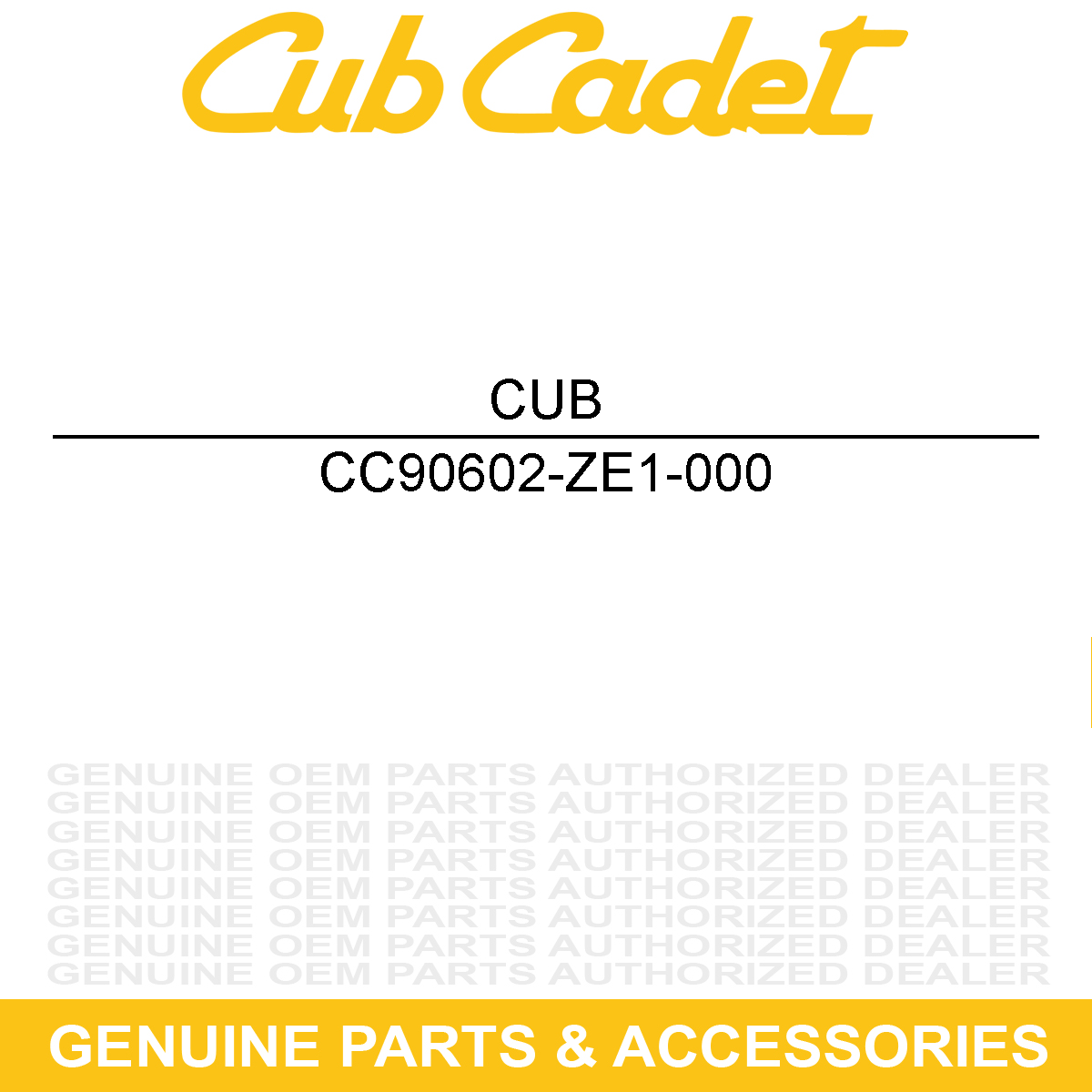 CUB CADET 90602-ZE1-000 Governor Holder Clip