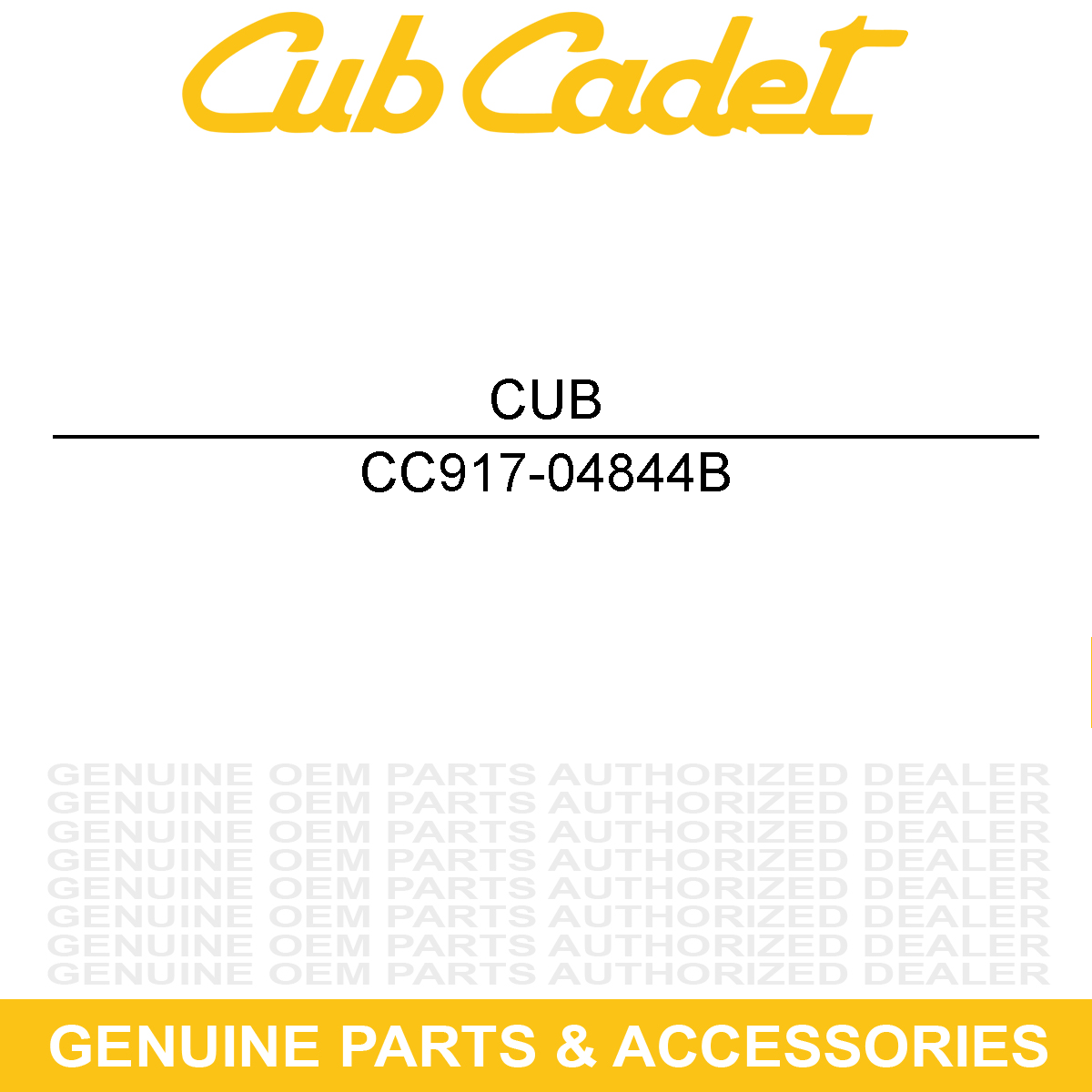 CUB CADET 917-04844B Bevel 95T Gear