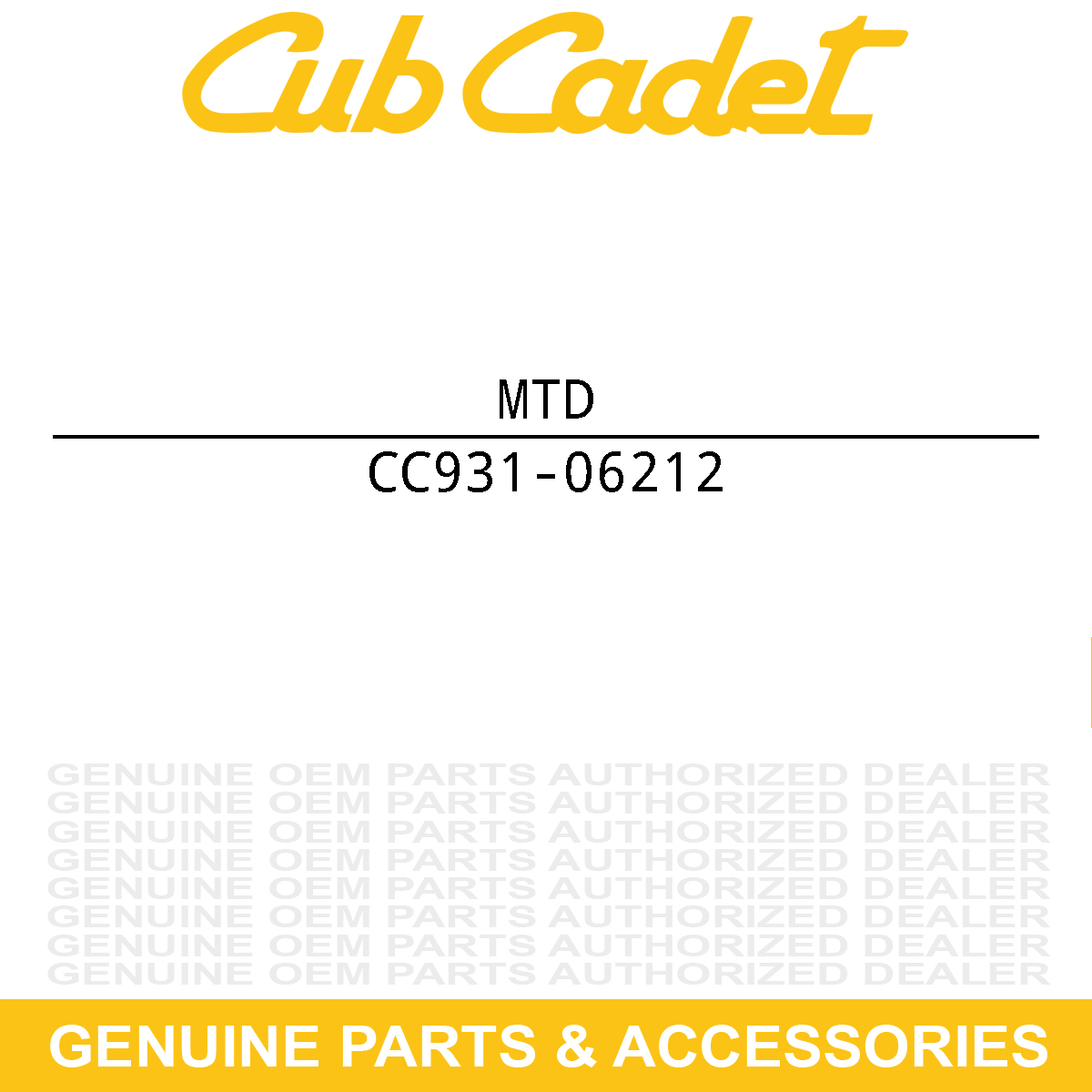 MTD 931-06212 PLEN:K-STYLE BRIGG
