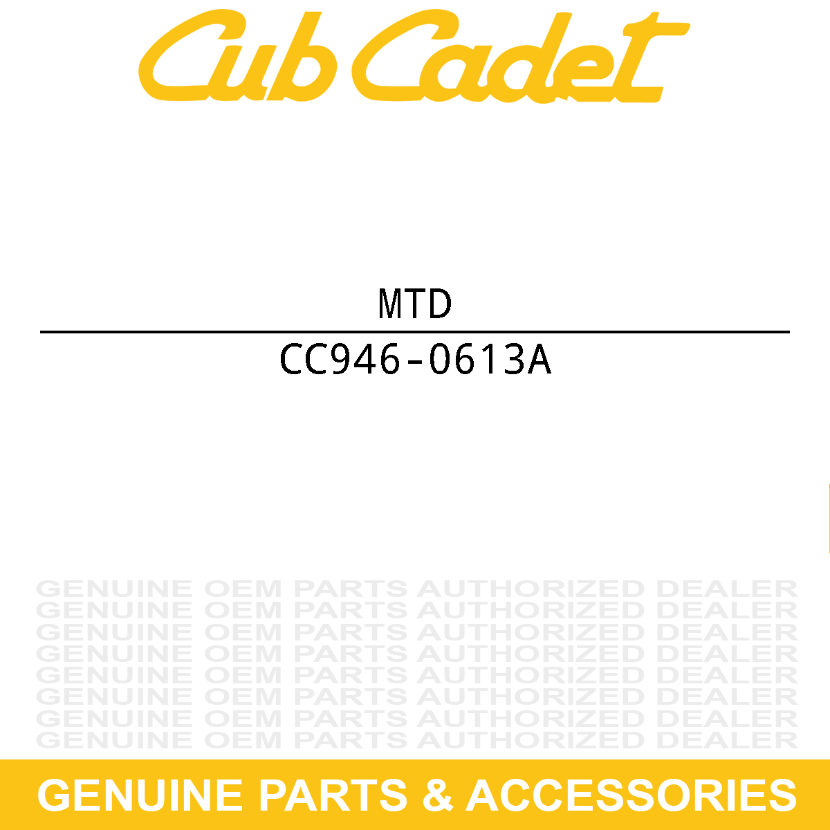 MTD 946-0613A Choke Control 44.0" Lg.