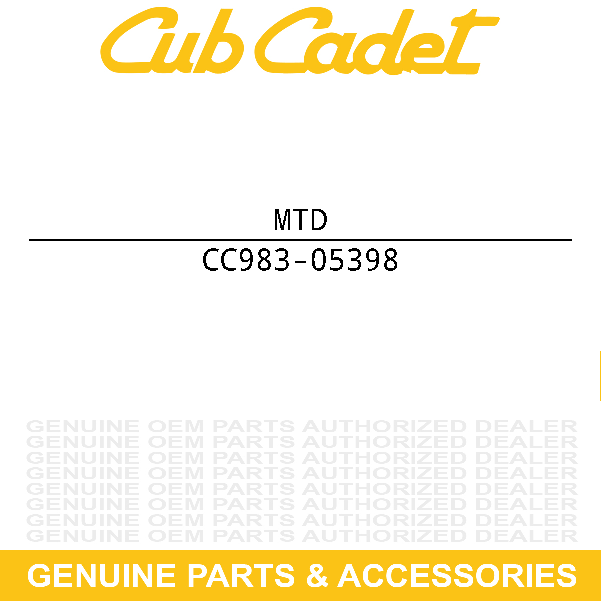 MTD 983-05398 BRAKE ASM-DECK