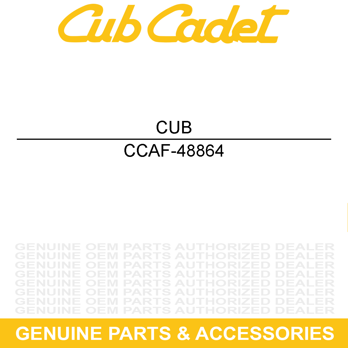 CUB CADET AF-48864 HITCH TUBE