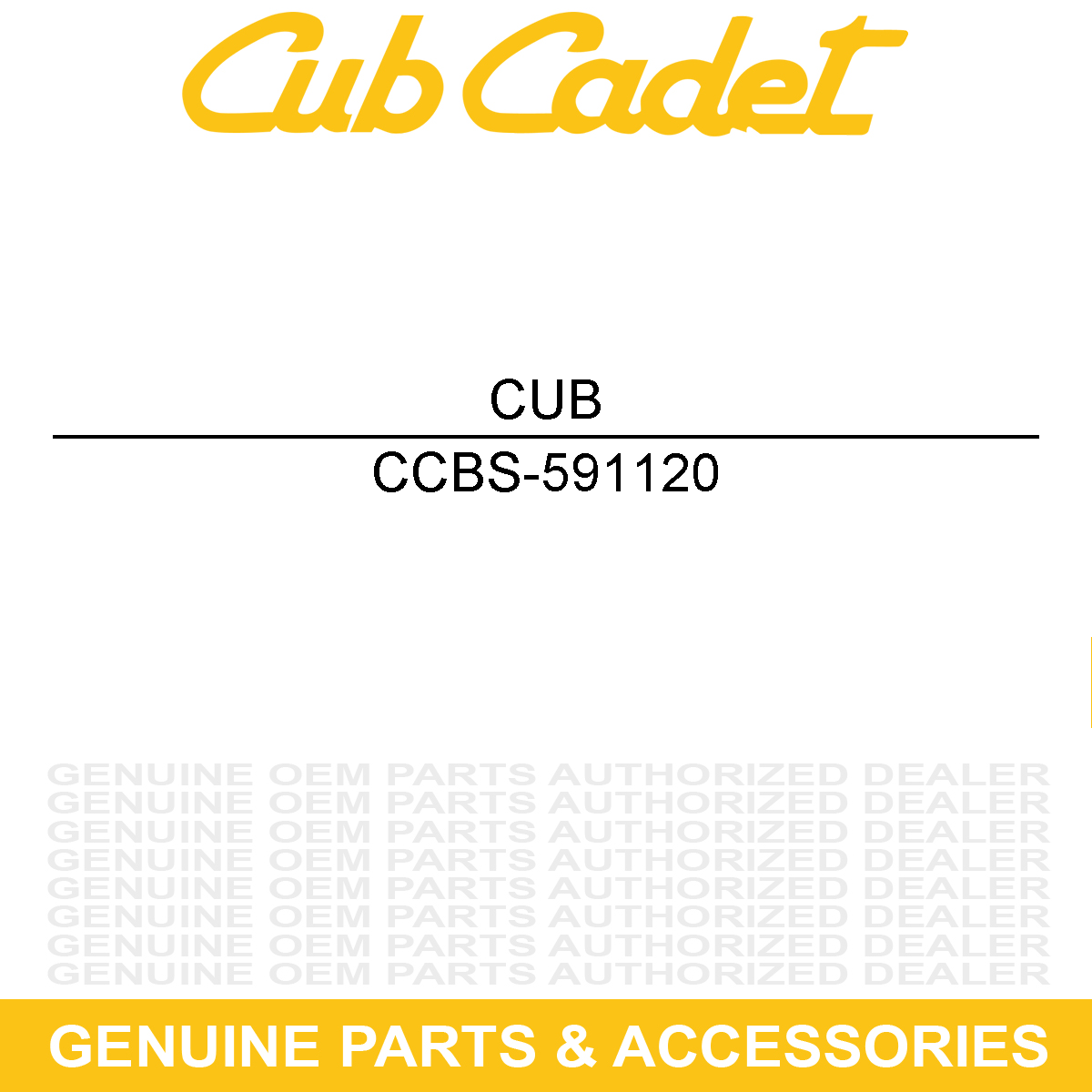 CUB CADET BS-591120 Carburetor Float