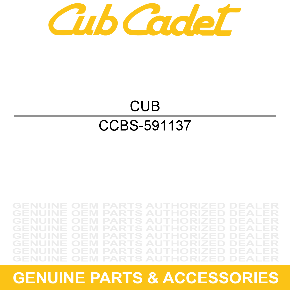 CUB CADET BS-591137 CARBURETOR