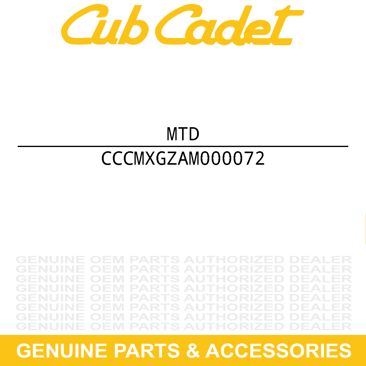 MTD CMXGZAM000072 Full Synthetic 2-Cycle Oil 50:1 2.6oz