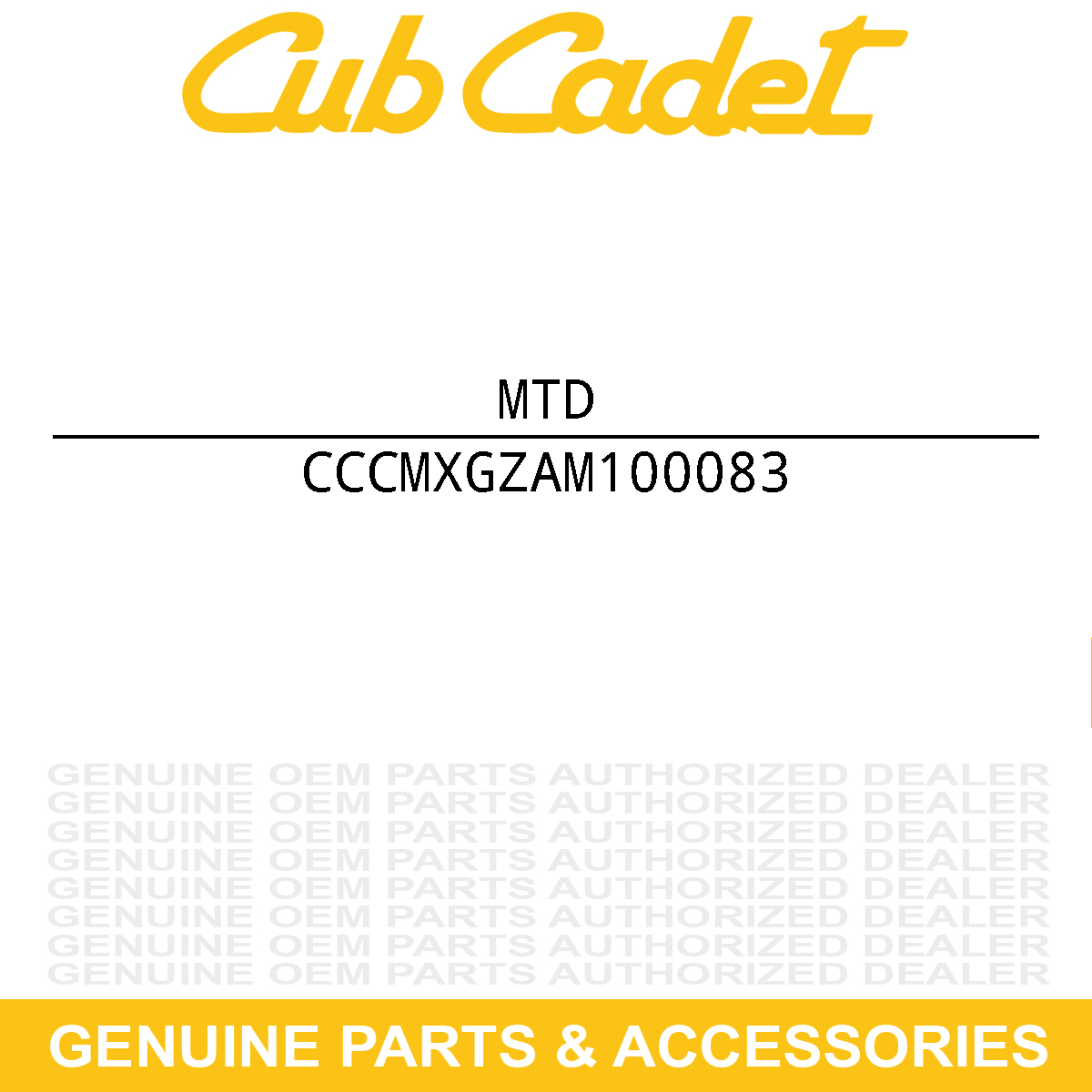MTD CMXGZAM100083 BLD:6-IN-1:21":UNV
