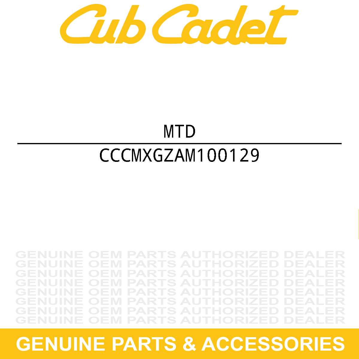 MTD CMXGZAM100129 Blade 21" Mulch Hop