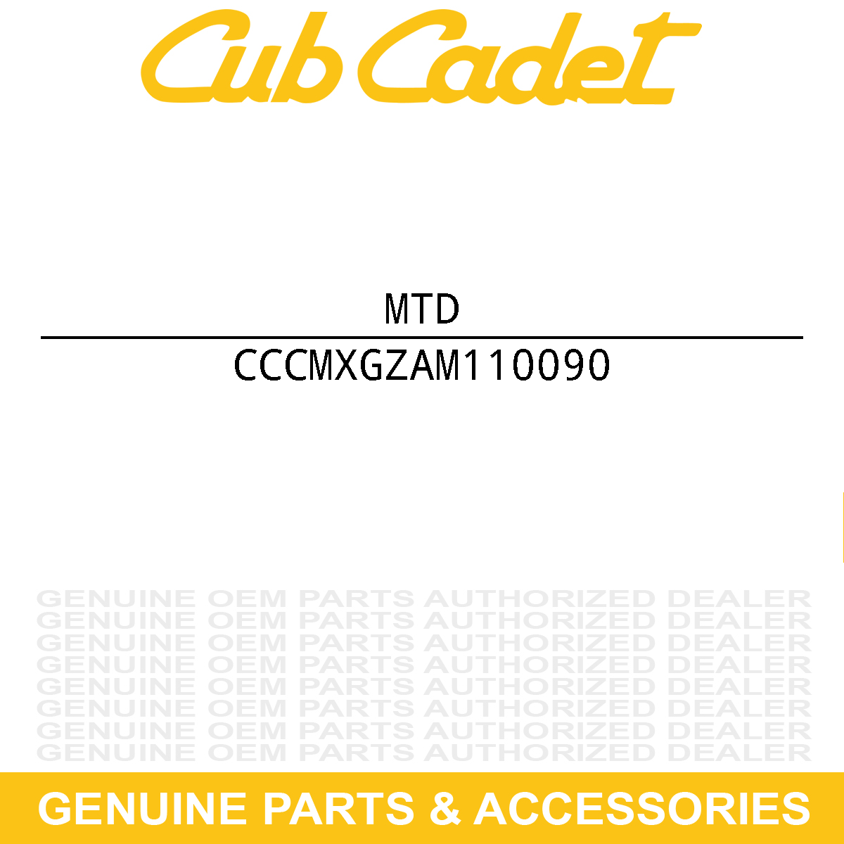 MTD CMXGZAM110090 Blade Set 46" Twin