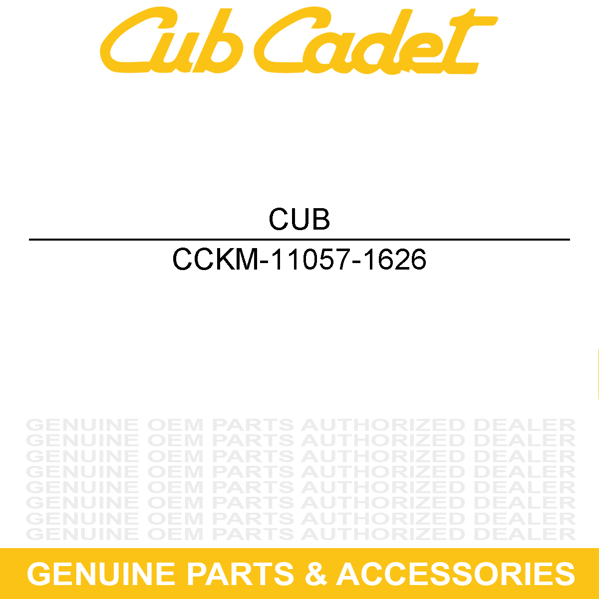 CUB CADET KM-11057-1626 Relay Box Bracket