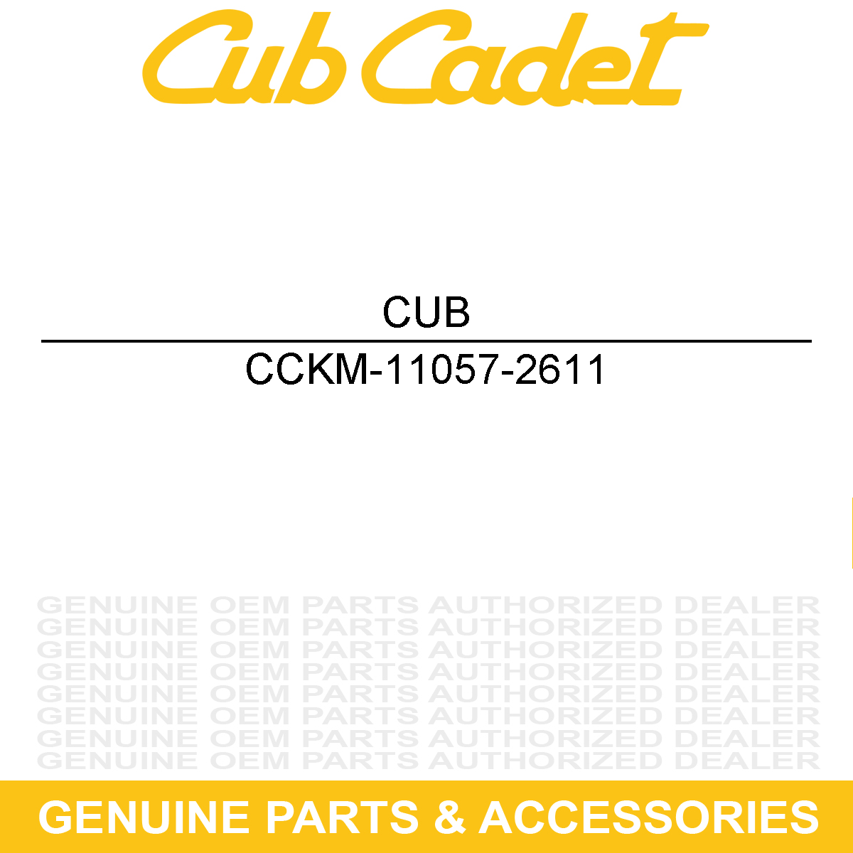 CUB CADET KM-11057-2611 BRACKET