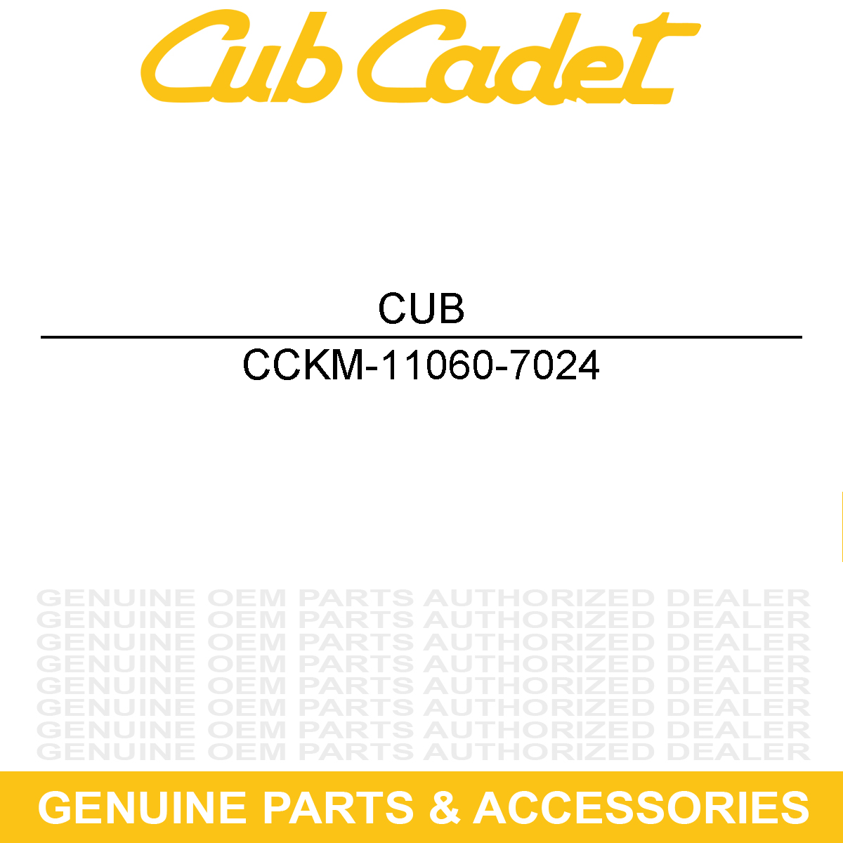 CUB CADET KM-11060-7024 Carburetor Gasket