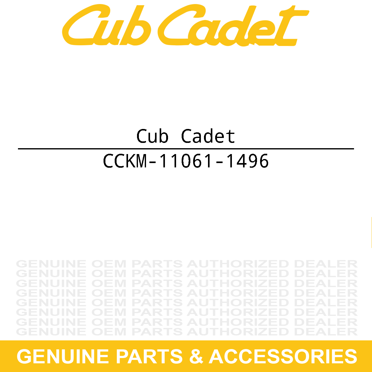 CUB CADET KM-11061-1496 Crankcase Cover Gasket