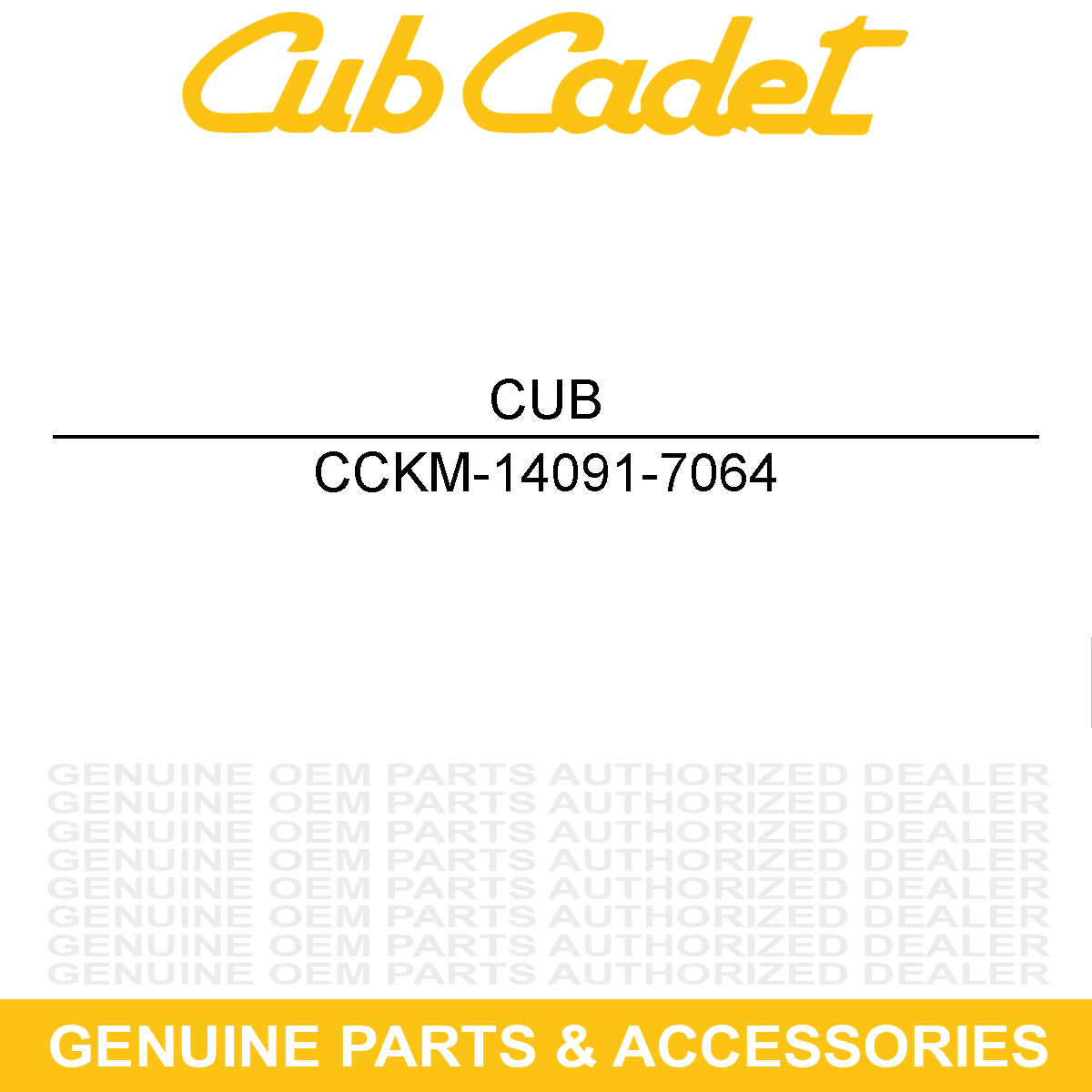 CUB CADET KM-14091-7064 COVER-BREATHER
