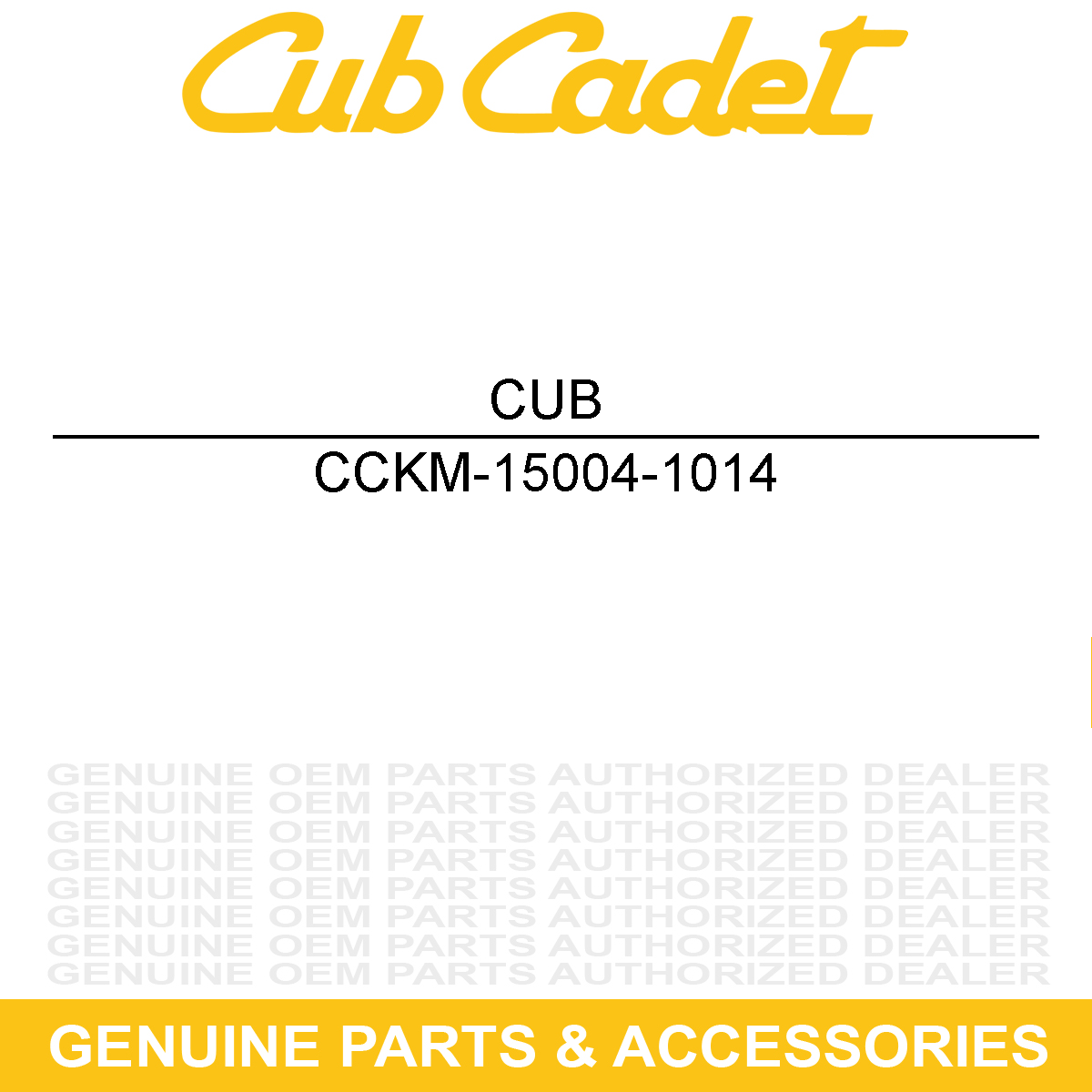 CUB CADET KM-15004-1014 CARBURETOR ASM