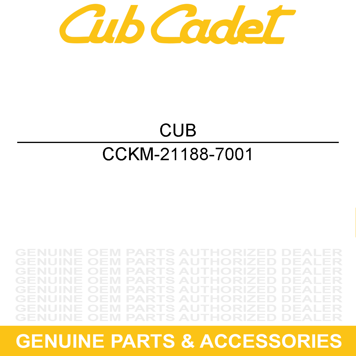CUB CADET KM-21188-7001 Carburetor Solenoid