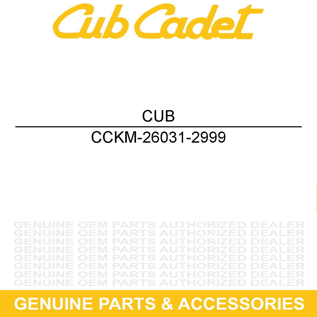CUB CADET KM-26031-2999 Electrical Harness