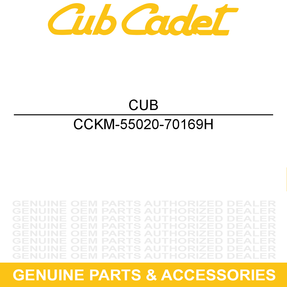 CUB CADET KM-55020-70169H Grass Screen Guard