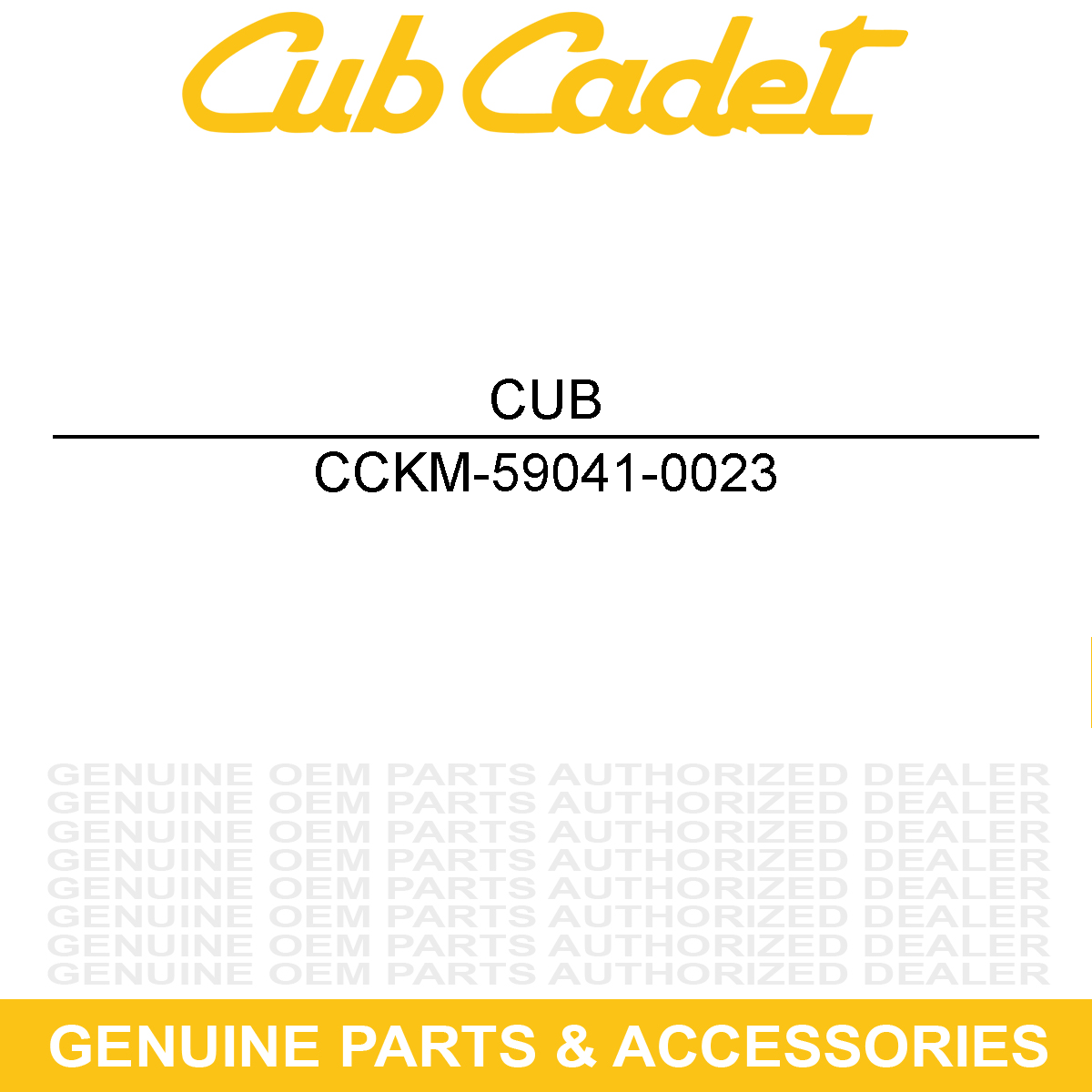 CUB CADET KM-59041-0023 Cooling Fan
