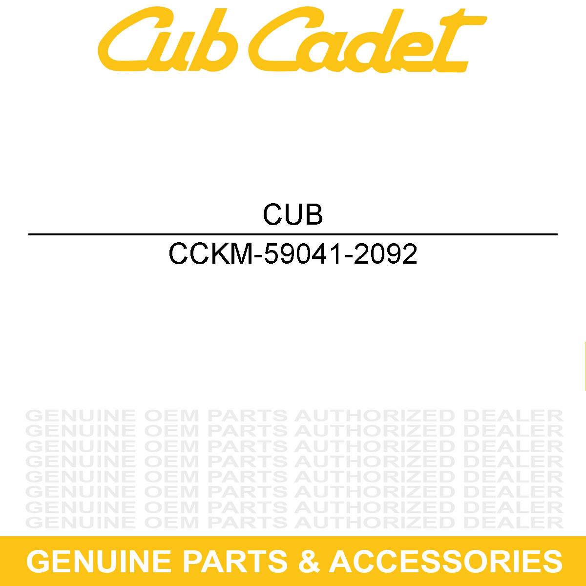 CUB CADET KM-59041-2092 Cooling Fan