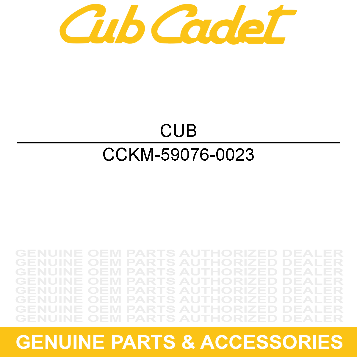 CUB CADET KM-59076-0023 MANIFOLD-INTAKE