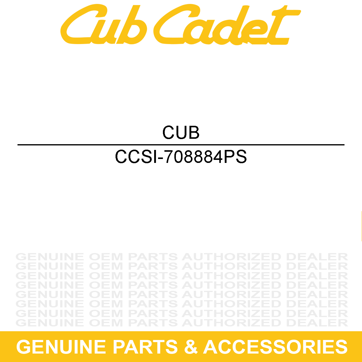 CUB CADET SI-708884PS Paddle Type Air Valve
