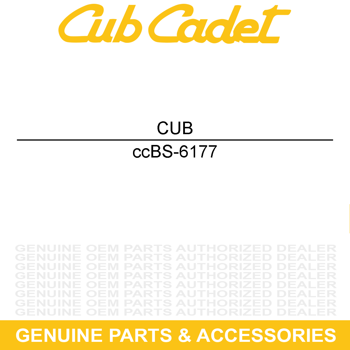 CUB CADET BS-6177 Second Story Pressure Washer Spray Nozzle Kit