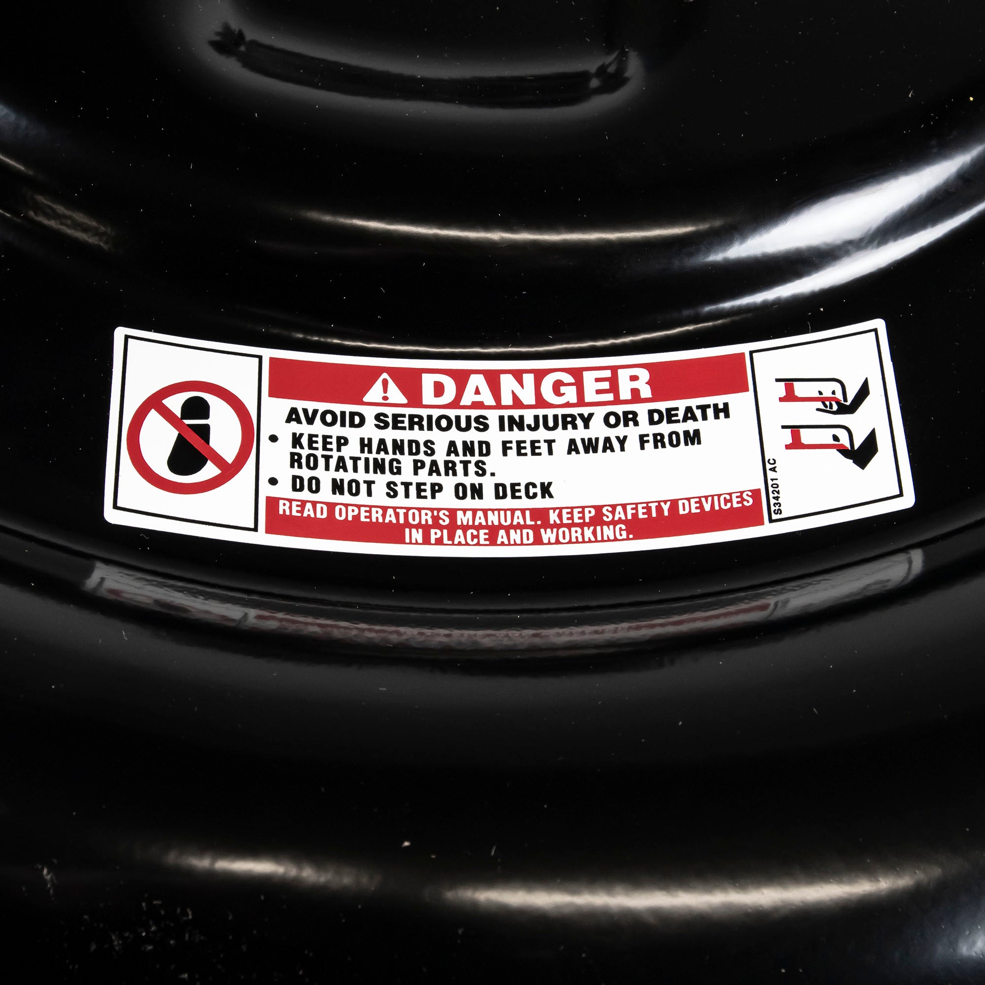 MTD 777S34201 Label Decal Do Not Step