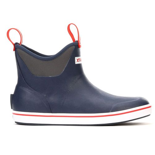 Men's XtraTuf 6" Ankle Deck Boot, Navy, Size 13