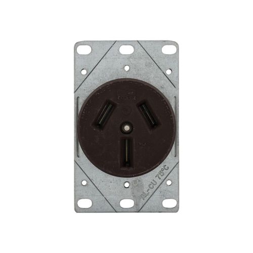 Eaton 50A Power Device Receptacle - Brown