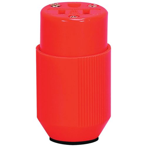 Eaton Auto Grip, 15A Straight Blade Connector - Orange