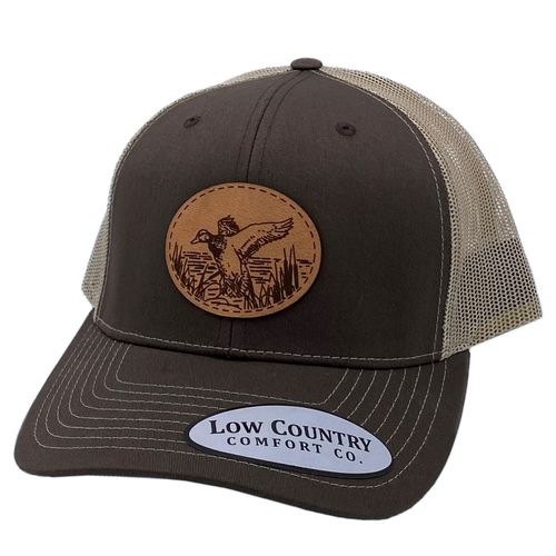 Low Country Duck Landing Patch, Brown/Khaki Snapback Hat