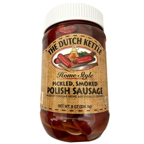 The Dutch Kettle Pickled Smoked Polish Sausage (8 Oz. Jar)