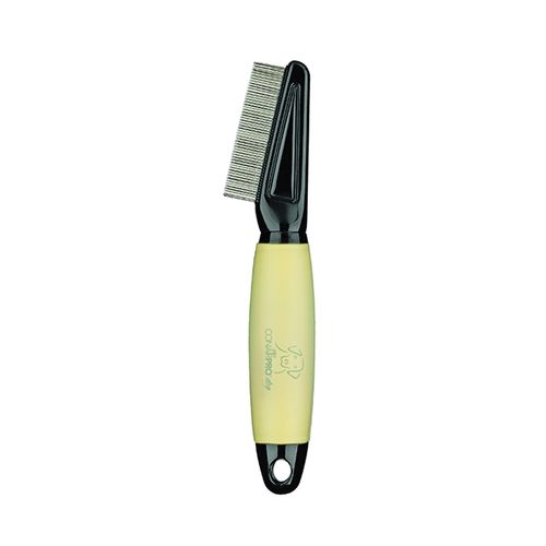 U-Groom Flea Comb with Contoured Grip