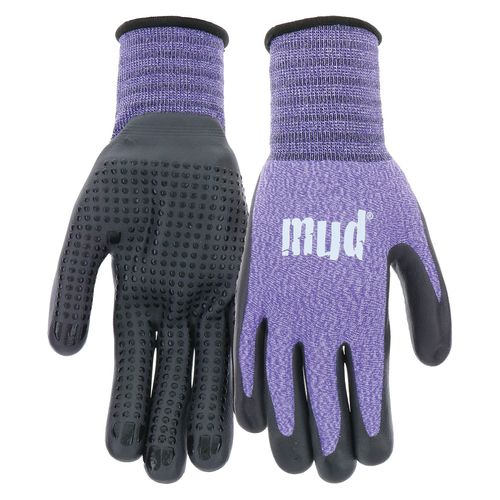 Mud Women's Dotted Nylon Gardening Gloves S/M