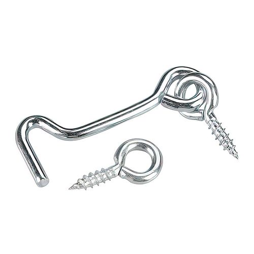 Zinc Gate Hook And Eye 2 Inch 2 Pack