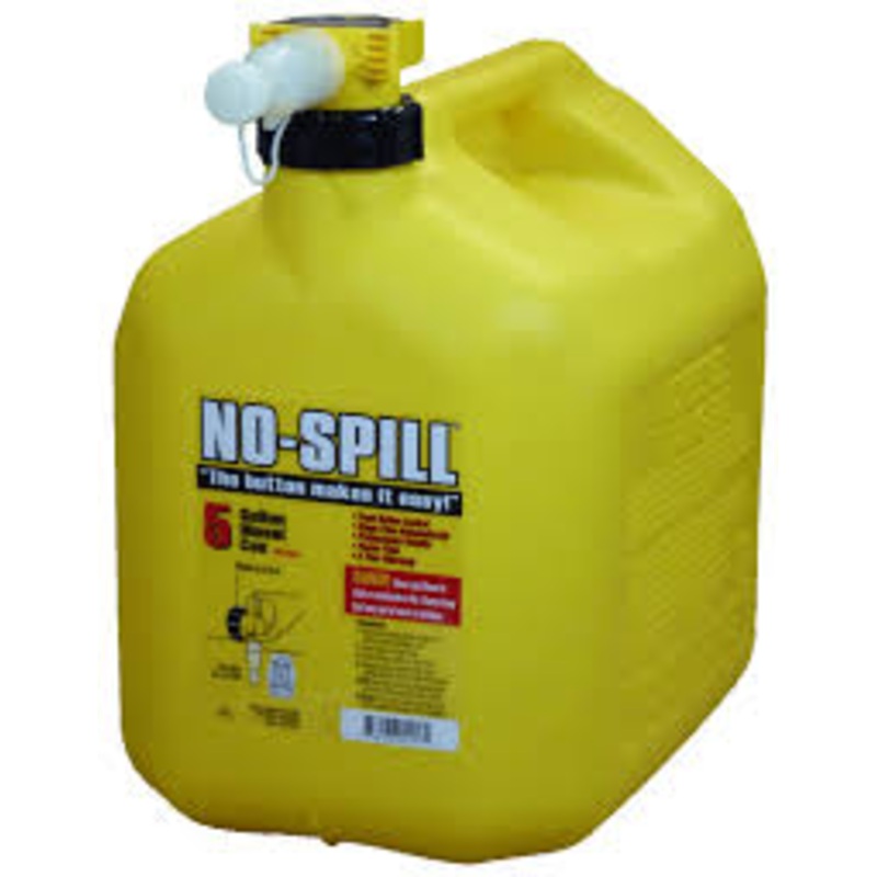13453 No-Spill 5-Gallon Diesel Fuel Can, Yellow (Rotary Vendor Part)