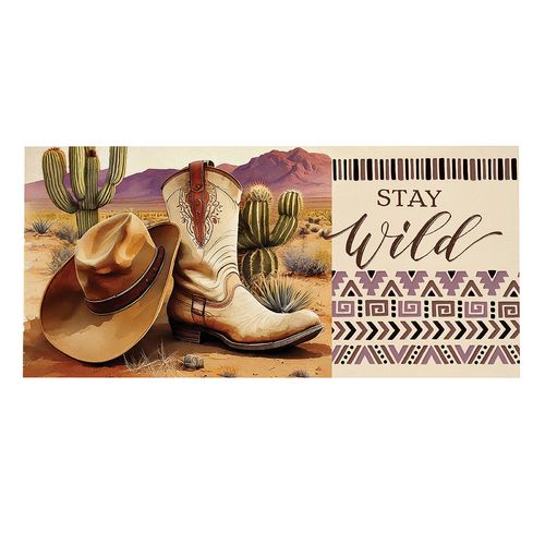 Cowboy Boots And Hat Switch Mat