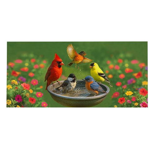 Bathing Birds Switch Mat