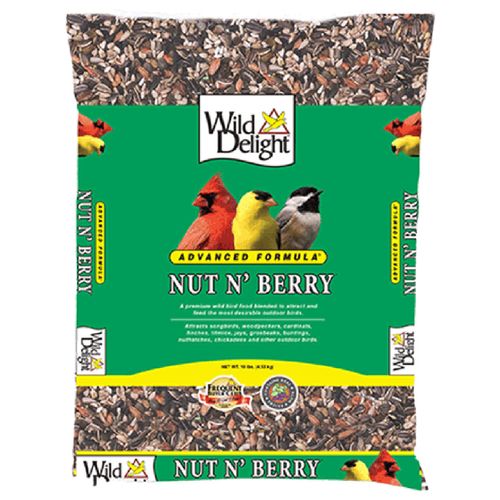 Wild Delight Nut N' Berry Wild Bird Food 10 Pound Bag