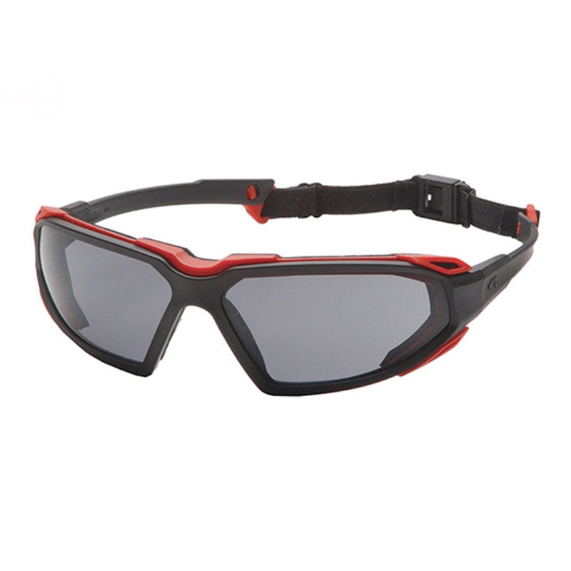 14877 Safety Glasses SBR5020DT, Gray Lens with Black Frame