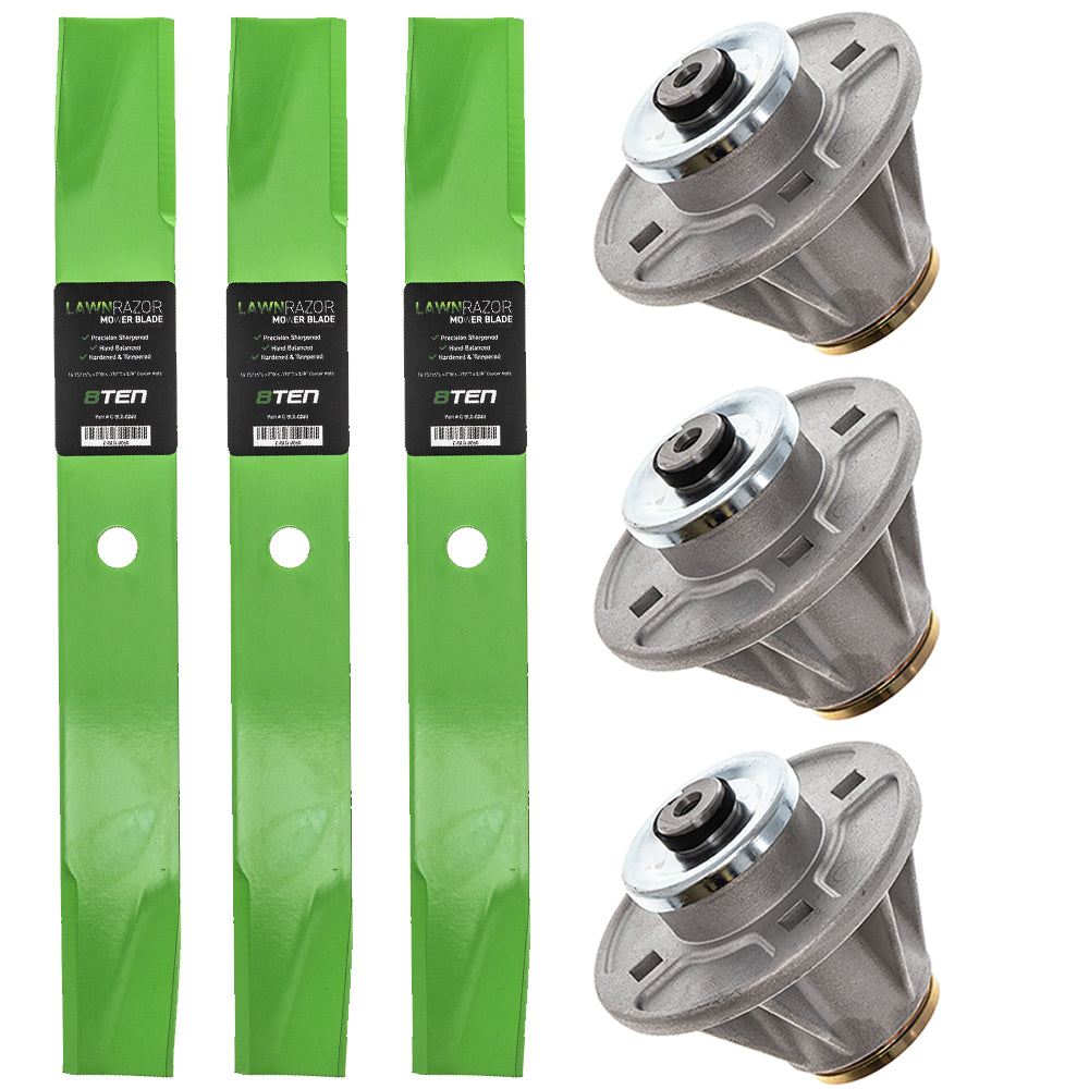 Deck Spindle & Mower Blade Kit For Ariens Gravely EverRide MK1002182