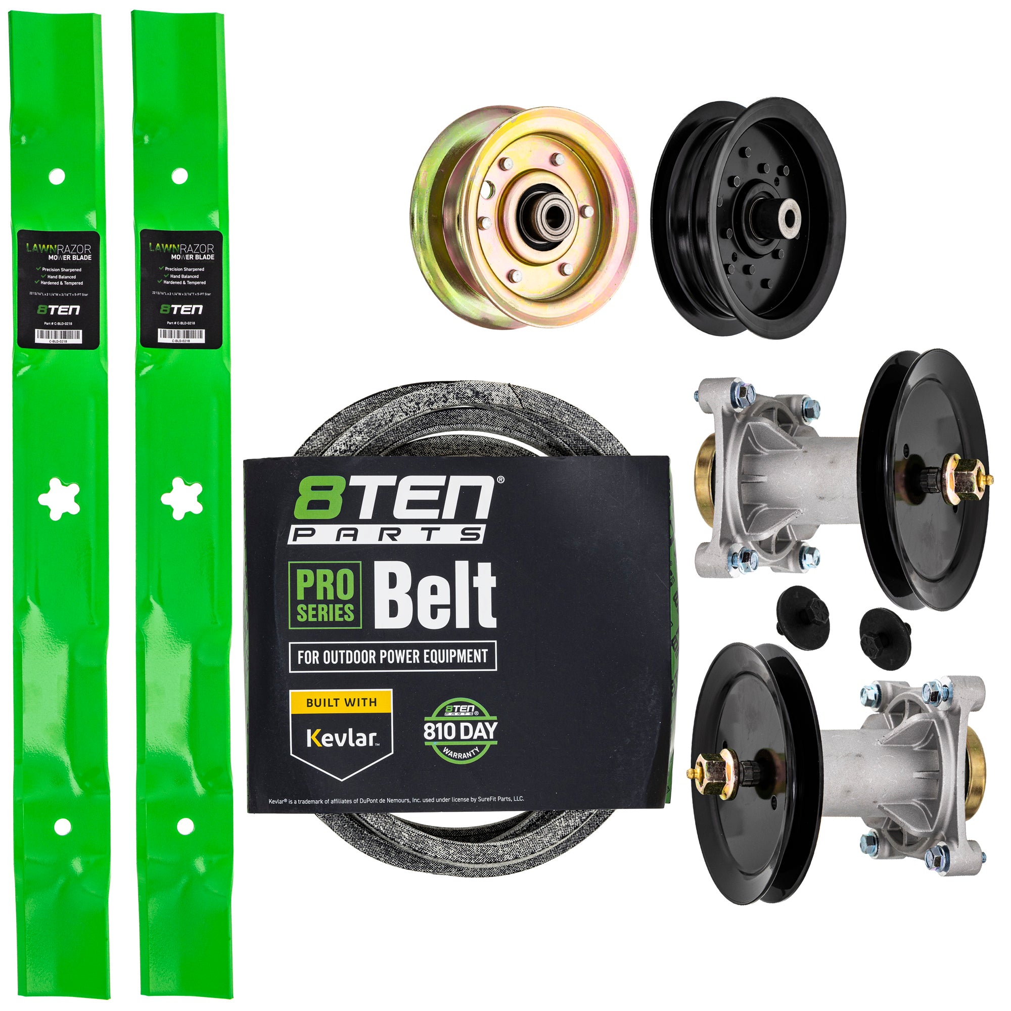 Blade Spindle Belt Idler Deck Kit For Husqvarna Poulan Pro MK1009582