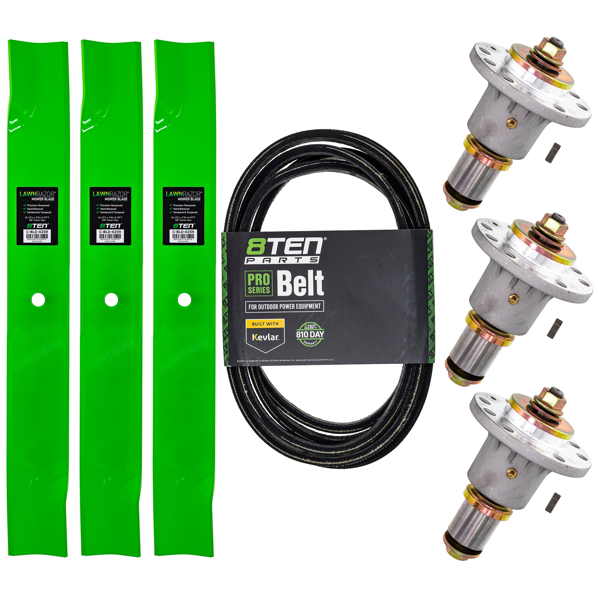 Blade Spindle Belt Deck Kit For Exmark MK1009722