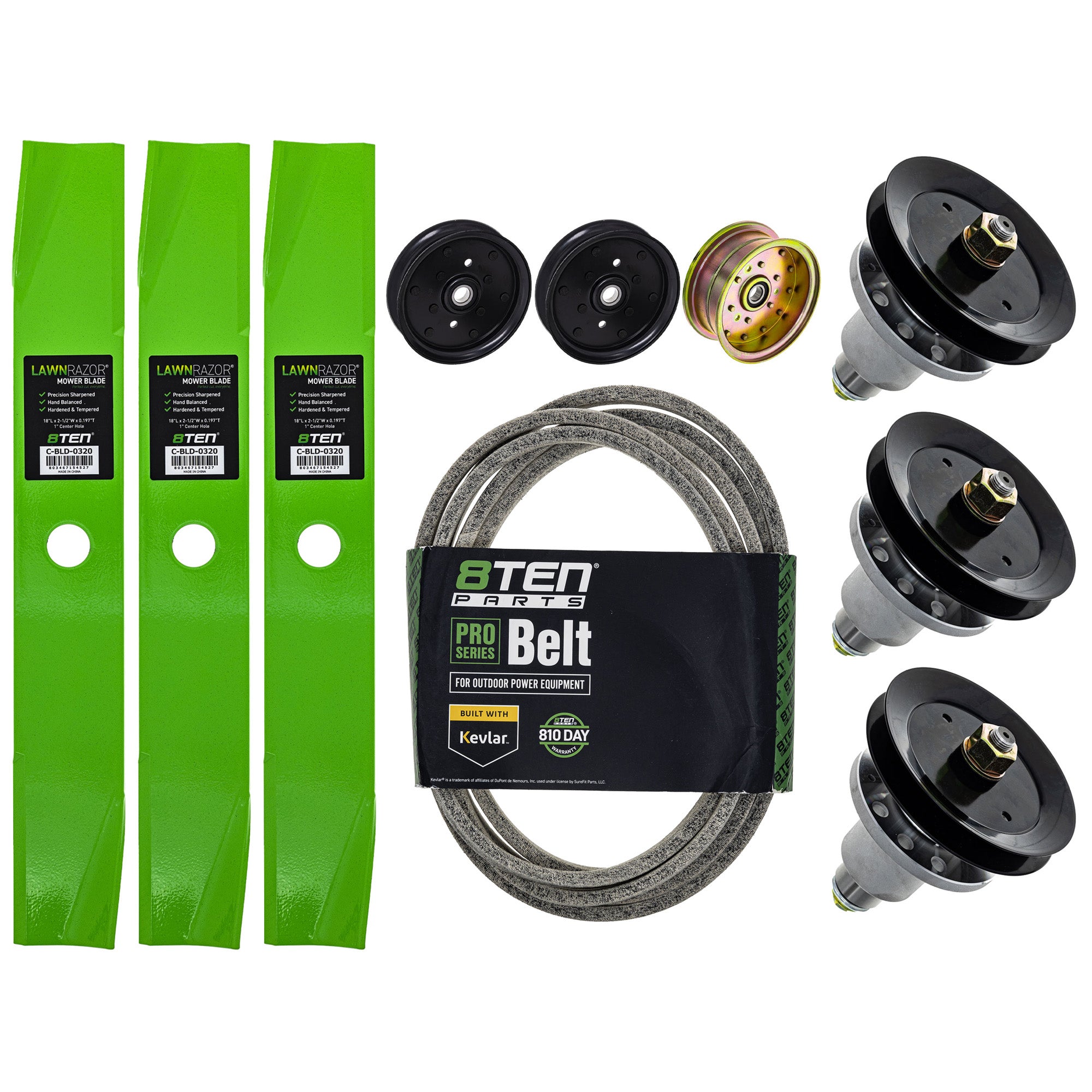 Blade Spindle Belt Idler Deck Kit For Exmark MK1009852
