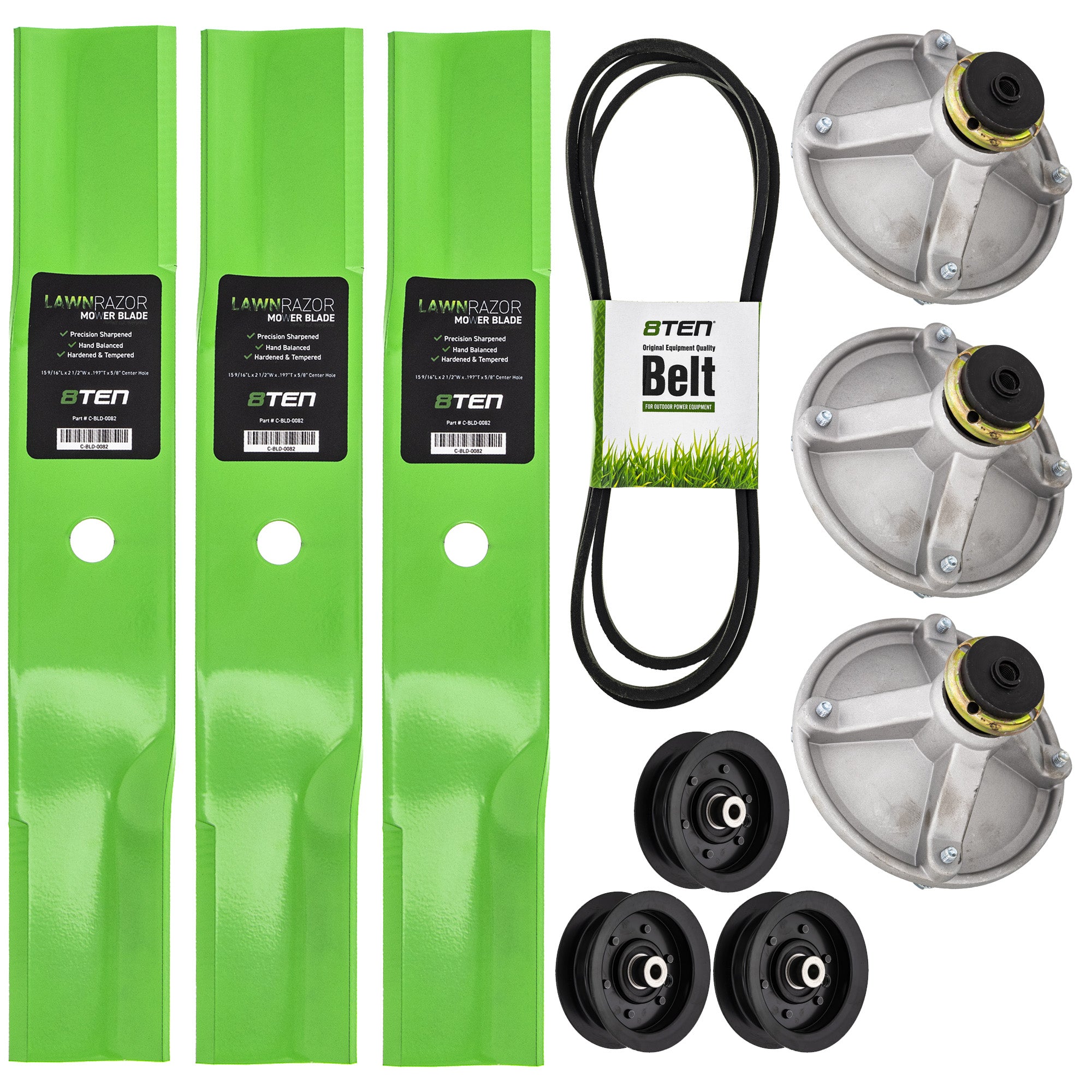 Blade Spindle Belt Idler Deck Kit For Toro MK1010156
