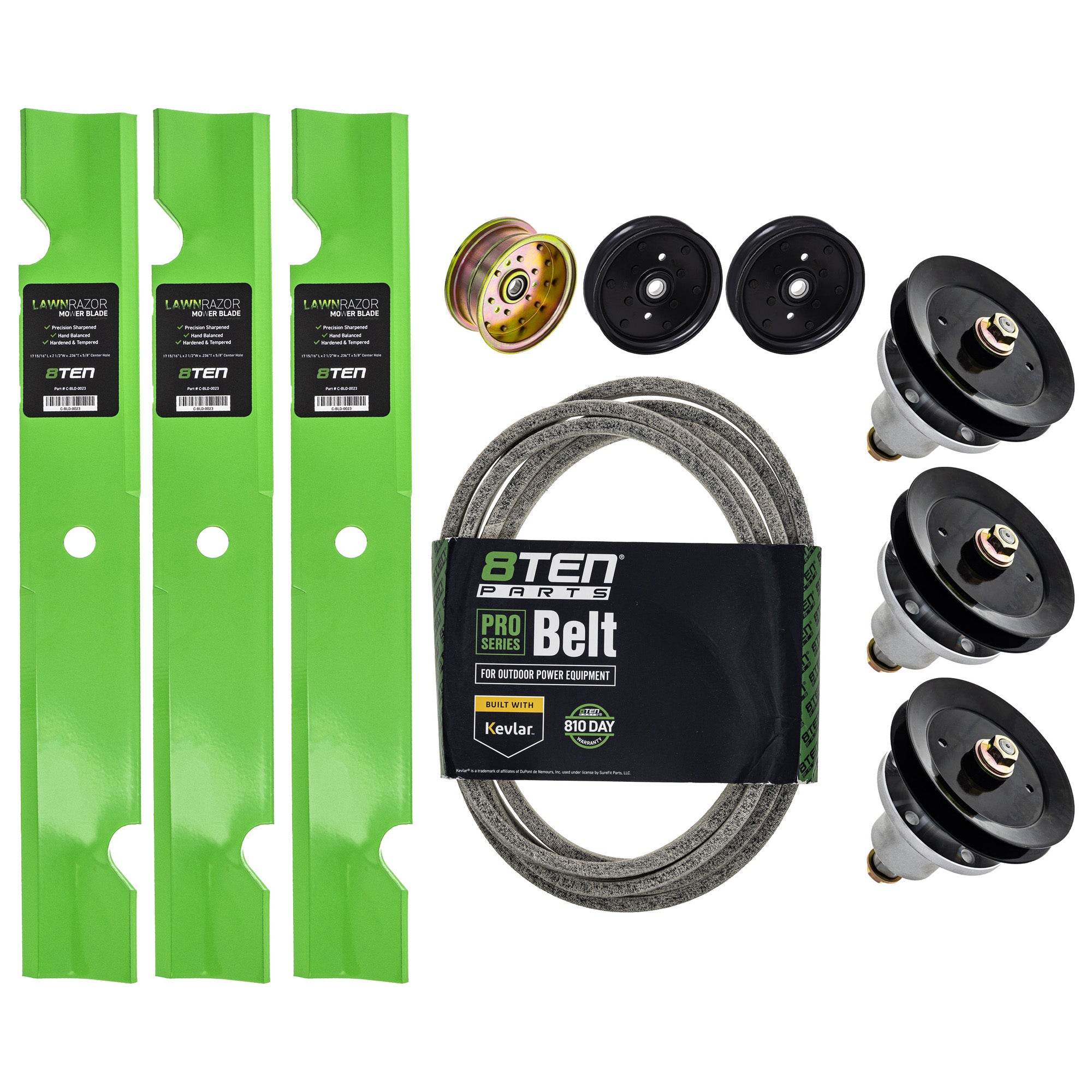 Blade Spindle Belt Idler Deck Kit For Exmark MK1010178