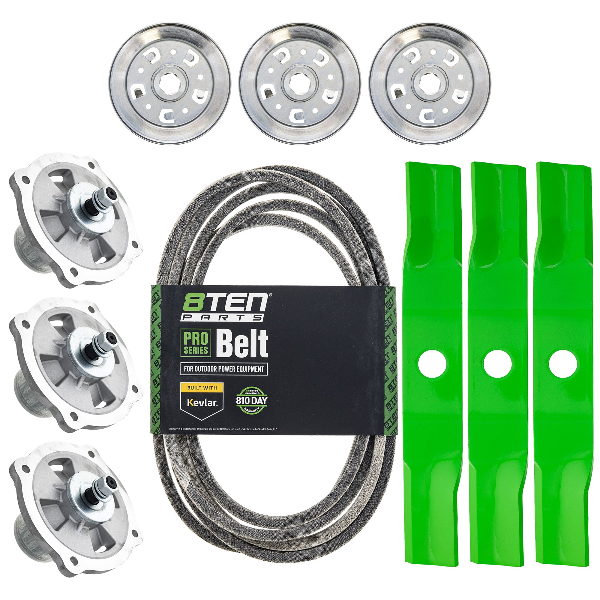 Blade Spindle Belt Kit for Kubota RCK48P-751Z Z723 48-Inch K5583-34340