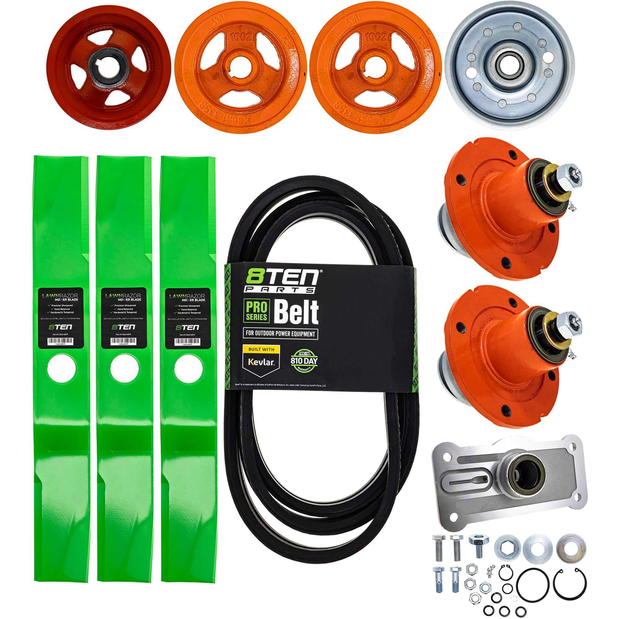 Deck Rebuild Kit for Kubota BX25D B2601 B2301 RCK54-24B 54-Inch 70000-00605